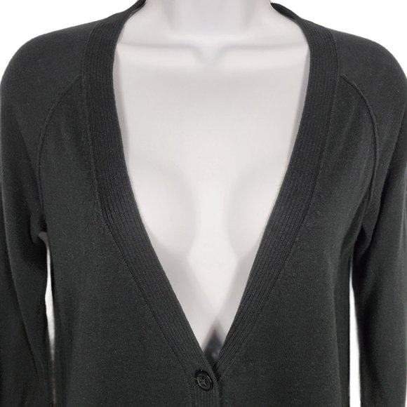 Mossimo Knit Quarter Sleeve Black Cardigan Sweater - Picture 5 of 9